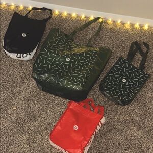 4 lulu lemon bags